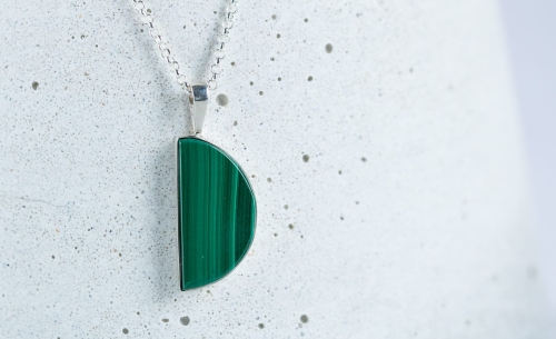 Naszyjnik z malachitem