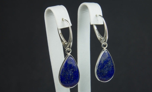 Kolczyki z lapis lazuli