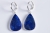 Granatowe lapis lazuli