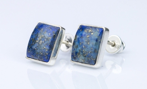 Kolczyki z lapis lazuli
