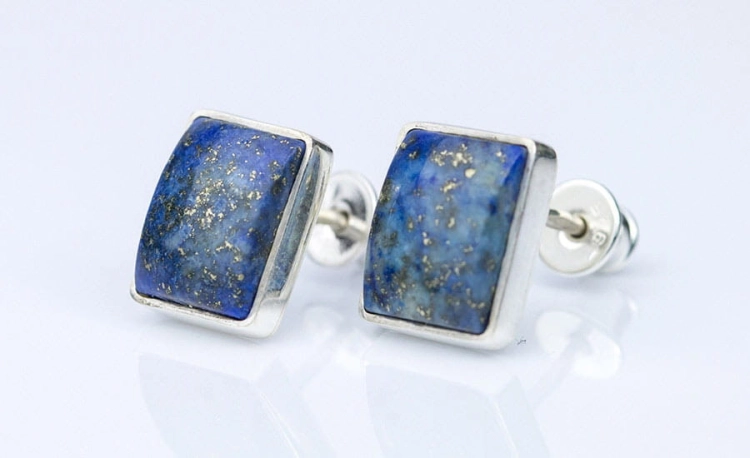 Kolczyki z lapis lazuli