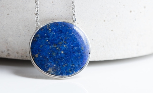 Naszyjnik z lapis lazuli