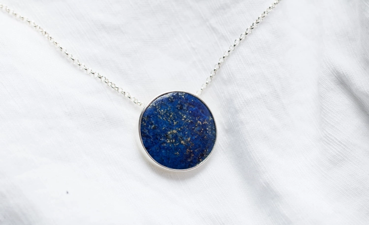 Lapis lazuli - niebieski naszyjnik