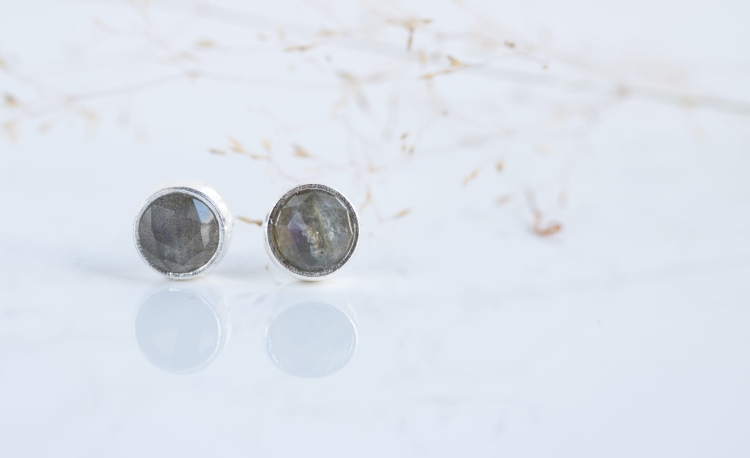 kolczyki labradoryty