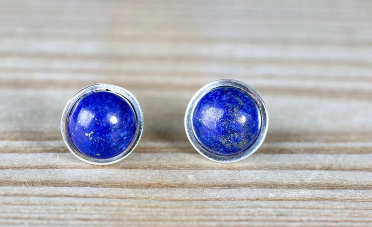 Kolczyki z lapis lazuli