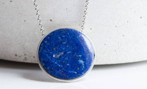 Naszyjnik z lapis lazuli