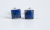 kwadratowe kolczyki z lapis lazuli