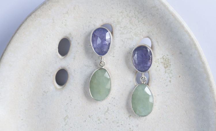 tanzanity i akwamaryny