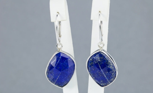 Kolczyki z lapis lazuli