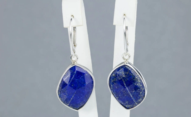 Kolczyki z lapis lazuli