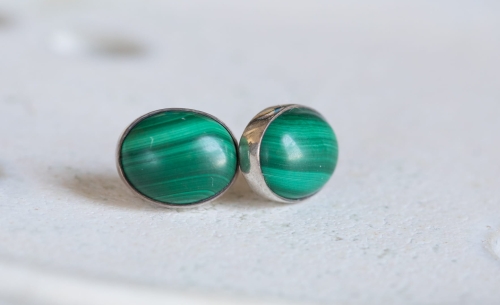 Sztyfty z malachitem