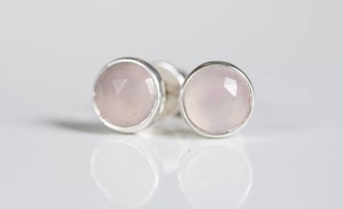 Sztyfty z jasnym agatem różanym