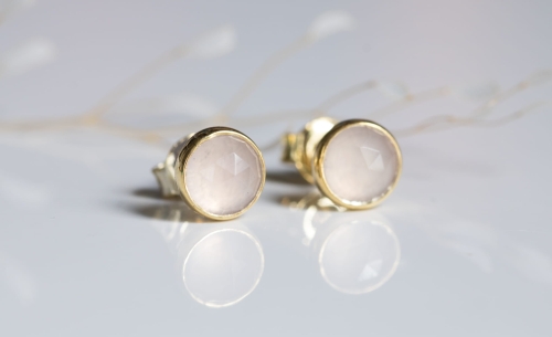 Sztyfty z agatem różanym