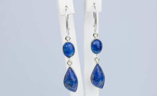 Kolczyki z lapis lazuli