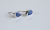 Sztyfty z lapis lazuli w kształcie łezki