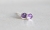 Kolczyki z ametystami 3mm