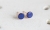 Kolczyki z lapis lazuli w różowym złoceniu