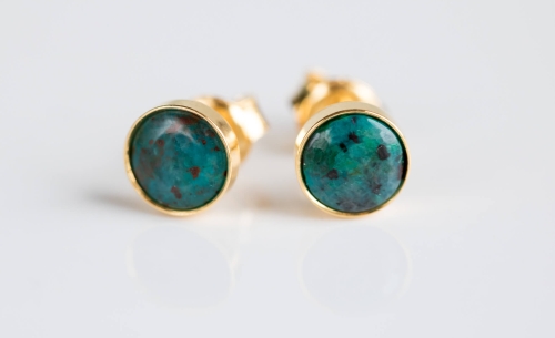 Kupryt - złocone sztyfty