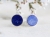 Kolczyki z lazurytem 8mm