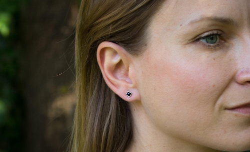 Sztyfty z kwadratowym naturalnym onyksem