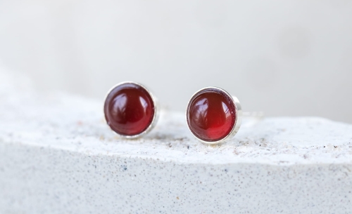Kolczyki z karneolem
